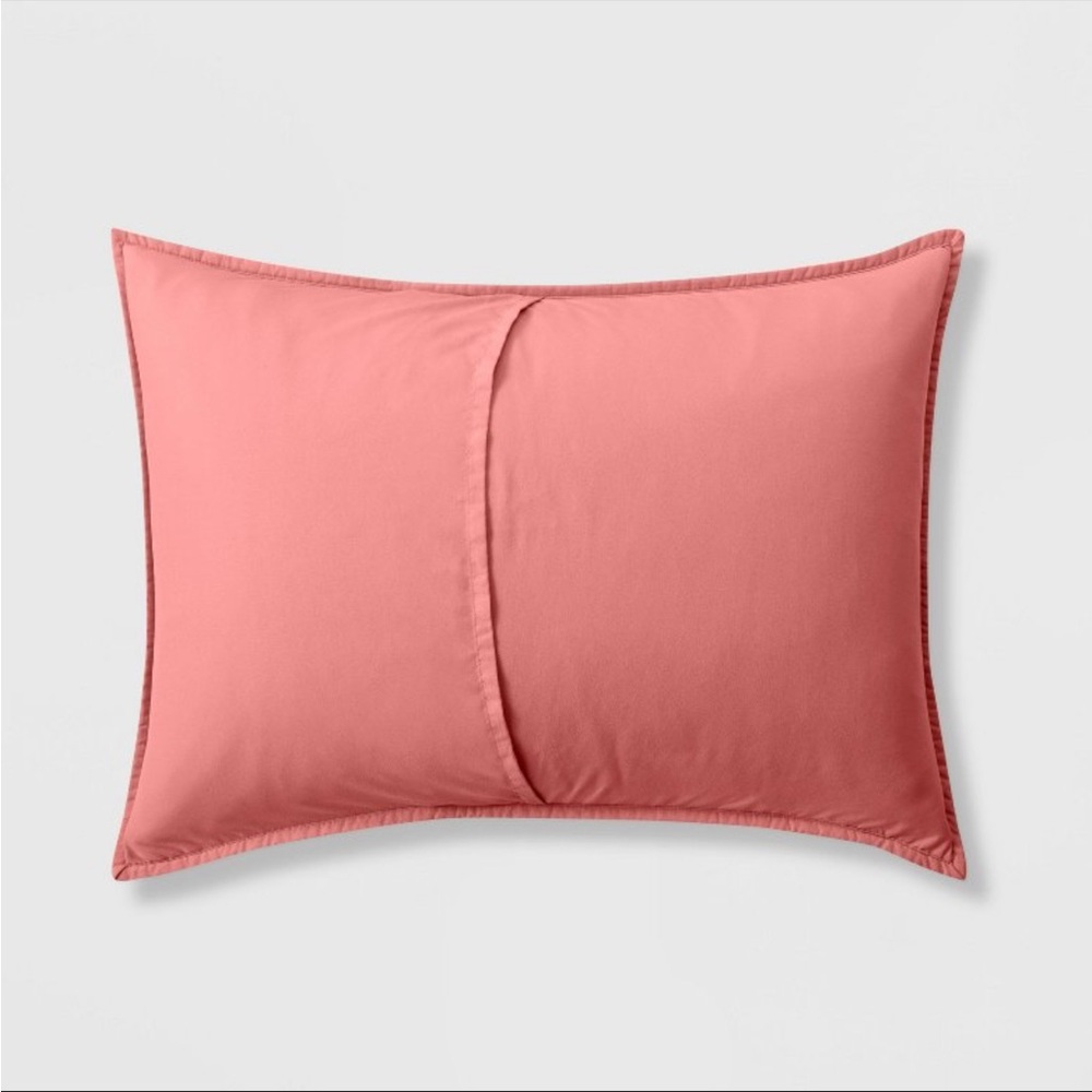 Sold Out Pair of Pillowfort Rose Box Stitch Microfiber Kid’s Sham NWT - Picture 4 of 5